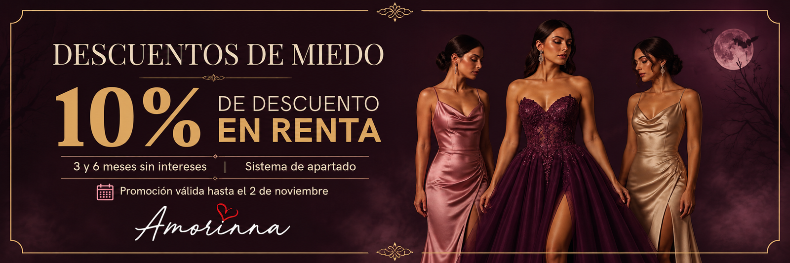 Banner Amorinna_ moda y descuentos de miedo
